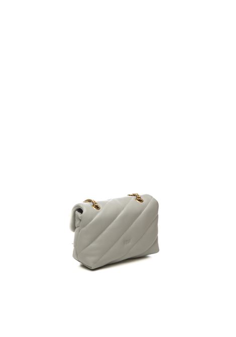 grey/gold love puff mini shoulder bag PINKO | 100039-A0F2LOVE PUFF MINI-K32Q
